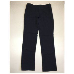 TORY BURCH Dark Blue 100% Wool Slim/Tapered Leg Crop Ankle Pant